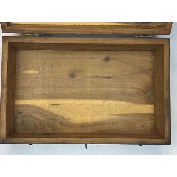 Antique c.1900 Wooden Cigar Box Repurposed as Keepsake Box, Factory No. 771 PA - Picture 10 of 14